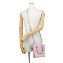 Load image into Gallery viewer, PRADA Embossed Triangle 2-Way Bag Pink1BA333 Leather Size Mini
