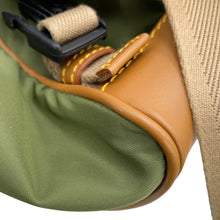 将图像加载到图库查看器中，PRADA Re-Nylon xSaffiano Leather Shoulder Bag Military Green2VD066_2CX2_F03UQ_V_OOO Nylon Leather Size Medium
