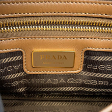 Load image into Gallery viewer, PRADA 2way Handbag Orange/Khaki Nylon Leather
