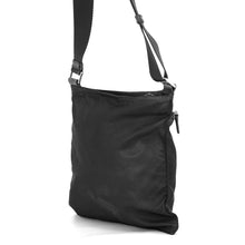 Load image into Gallery viewer, PRADA Triangle Logo Shoulder Bag Black Nylon
