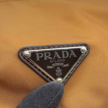 将图像加载到图库查看器中，PRADA Backpack Brown2VZ117 Nylon Leather
