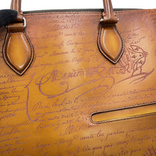 Load image into Gallery viewer, Berluti Calligraphy Backpack Brown Leather
