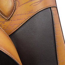 Load image into Gallery viewer, Berluti Calligraphy Backpack Brown Leather
