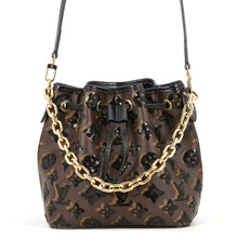 Load image into Gallery viewer, LOUIS VUITTON Noe Noir/BrownM26284 Monogram Sequins Size BB
