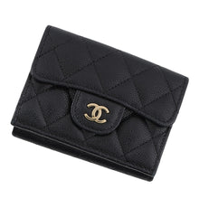 Load image into Gallery viewer, CHANEL Classic Small flap wallet BlackAP0230 Caviar Leather
