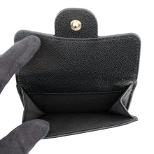 Load image into Gallery viewer, CHANEL Classic Small flap wallet BlackAP0230 Caviar Leather
