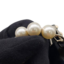 Load image into Gallery viewer, CHANEL DecaCoco RhinestonePearl AirPods Case BlackAB6425 Plastic Faux Pearl Rhinestone
