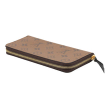 Load image into Gallery viewer, LOUIS VUITTON Portefeuille Clemence NoirM82336 Monogram Reverse Canvas
