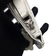 将图像加载到图库查看器中，BALENCIAGA Le Cagol Coin Purse Graffiti Print White/Black776769 Leather
