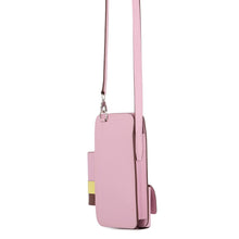 Load image into Gallery viewer, HERMES Way Phone Case Mauve Sylvestre/RougeSellier/Jaune Poussin Epsom
