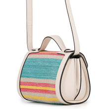 Load image into Gallery viewer, TOD’S T-Timeless Shoulder White/MulticolorXBWTSPBW000SG76O8 Leather Canvas Size micro
