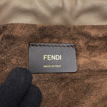 Load image into Gallery viewer, FENDI Mamma bucket Greige8BR834 Leather Size Large
