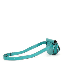将图像加载到图库查看器中，LOEWE Gate Bumbag Crossbody Bag Green Leather
