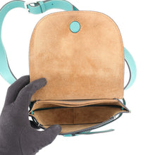 将图像加载到图库查看器中，LOEWE Gate Bumbag Crossbody Bag Green Leather

