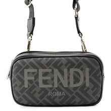 将图像加载到图库查看器中，FENDI ZUCCA Pattern Camera Bag Gray7M0285 PVC
