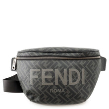 将图像加载到图库查看器中，FENDI ZUCCA Pattern Waist Bag Gray7VA562 PVC

