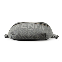 将图像加载到图库查看器中，FENDI ZUCCA Pattern Waist Bag Gray7VA562 PVC
