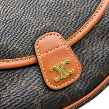 Load image into Gallery viewer, CELINE Triomphe Mini Buzzas Shoulder Bag Tan196702BZJ.04LU PVC
