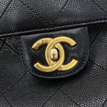Load image into Gallery viewer, CHANEL Mini Matelasse Top Handle ChainShoulder BlackAS5776 Caviar Leather
