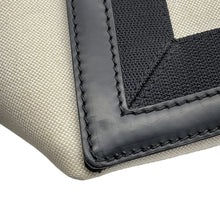 Load image into Gallery viewer, BALENCIAGA Navy Cabas Tote Bag Natural/Black339933 Canvas Size S
