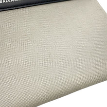 Load image into Gallery viewer, BALENCIAGA Navy Cabas Tote Bag Natural/Black339933 Canvas Size S
