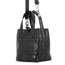 将图像加载到图库查看器中，Dior Jules Vertical Tote BlackM2835OSNW Leather Size Small
