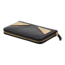 Load image into Gallery viewer, FENDI Bugs Zip Around Long Wallet Cloth Black7M0210 Leather
