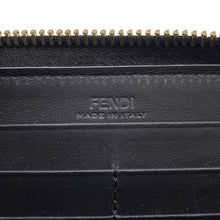 Load image into Gallery viewer, FENDI Bugs Zip Around Long Wallet Cloth Black7M0210 Leather
