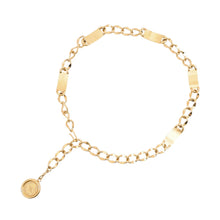 Load image into Gallery viewer, CHANEL Coin motif with logo chain belt Gold Gold Plated
