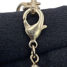 Load image into Gallery viewer, CHANEL CC Logo Faux Pearl Long Necklace Champagne Gold Gold Plated Faux Pearl
