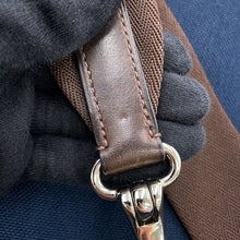 将图像加载到图库查看器中，HERMES Sucked Pansage Groom Navy/Feu Toile Chevrons Canvas
