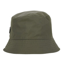 将图像加载到图库查看器中，PRADA Re-Nylon Triangle Logo Bucket Hat Size M Khaki2HC137_2DMI_F0244 Nylon

