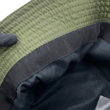 将图像加载到图库查看器中，PRADA Re-Nylon Triangle Logo Bucket Hat Size M Khaki2HC137_2DMI_F0244 Nylon
