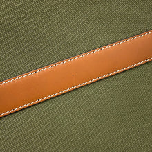Load image into Gallery viewer, CELINE Logo Travel Bag Khaki/Brown Canvas Leather
