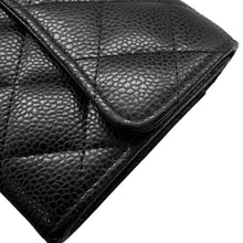 Load image into Gallery viewer, CHANEL Timeless Classics Line Long Wallet BlackAP0241 Caviar Leather
