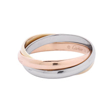 Load image into Gallery viewer, CARTIER Trinity Ring Size Small/55/#15B4235100 K18PG K18YG K18WG
