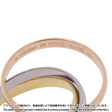 Load image into Gallery viewer, CARTIER Trinity Ring Size Small/55/#15B4235100 K18PG K18YG K18WG
