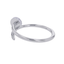 Load image into Gallery viewer, CARTIER Juste Un Clou Diamond Ring Size Small/57/#17B4245057/B4245000 18K White Gold
