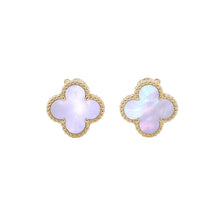 Load image into Gallery viewer, Van Cleef &amp; Arpels Vintage Alhambra EarringARA44100 18K Yellow Gold
