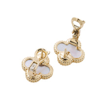 Load image into Gallery viewer, Van Cleef &amp; Arpels Vintage Alhambra EarringARA44100 18K Yellow Gold

