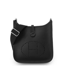 将图像加载到图库查看器中，HERMES Evelyne3 Black Taurillon Clemence Size 23
