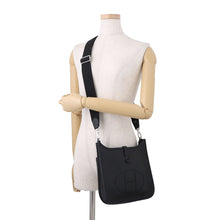 将图像加载到图库查看器中，HERMES Evelyne3 Black Taurillon Clemence Size 23
