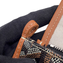 Load image into Gallery viewer, GOYARD plume pouch wallet Black/TanPLUMETPMLTY01CL03P PVC Leather
