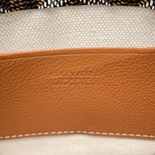 Load image into Gallery viewer, GOYARD plume pouch wallet Black/TanPLUMETPMLTY01CL03P PVC Leather
