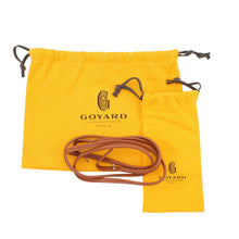 Load image into Gallery viewer, GOYARD plume pouch wallet Black/TanPLUMETPMLTY01CL03P PVC Leather
