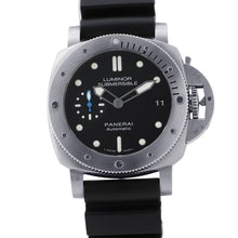 Load image into Gallery viewer, PANERAI Submersible 1950 3 Days W42mm Stainless Steel Rubber Black DialPAM00682

