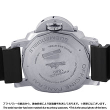 Load image into Gallery viewer, PANERAI Submersible 1950 3 Days W42mm Stainless Steel Rubber Black DialPAM00682
