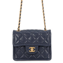 Load image into Gallery viewer, CHANEL Matelasse ChainShoulder NavyAS4406 Caviar Leather Size Mini
