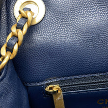 Load image into Gallery viewer, CHANEL Matelasse ChainShoulder NavyAS4406 Caviar Leather Size Mini

