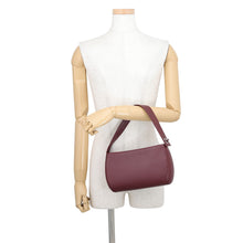 Load image into Gallery viewer, CARTIER Cabochon One-Shoulder Bag Bordeaux Leather
